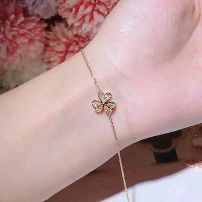 [Marins]FRIVOLE GOLD FLOWER DIAMOND BRACELET