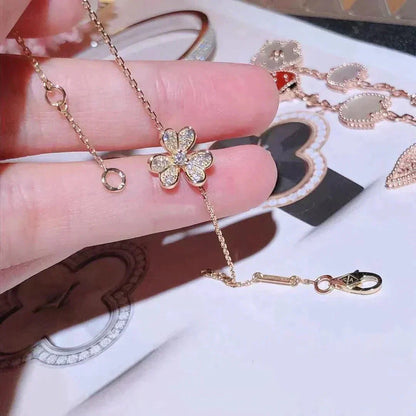 [Marins]FRIVOLE GOLD FLOWER DIAMOND BRACELET