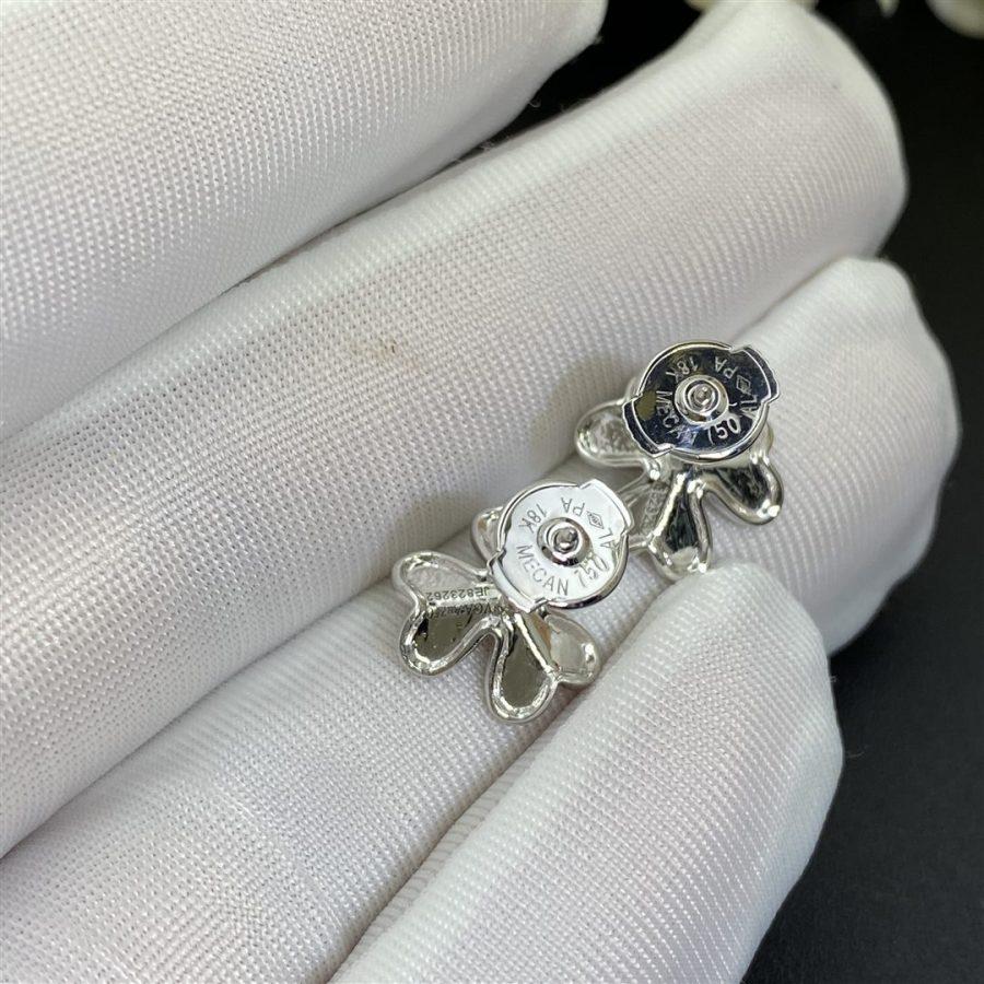 [Marins]FRIVOLE MINI SILVER FLOWER EARRINGS