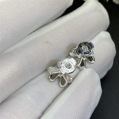 [Marins]FRIVOLE MINI SILVER FLOWER EARRINGS