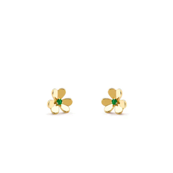 [Marin-Jewelry]FRIVOLE  FLOWER MALACHITE EARRINGS