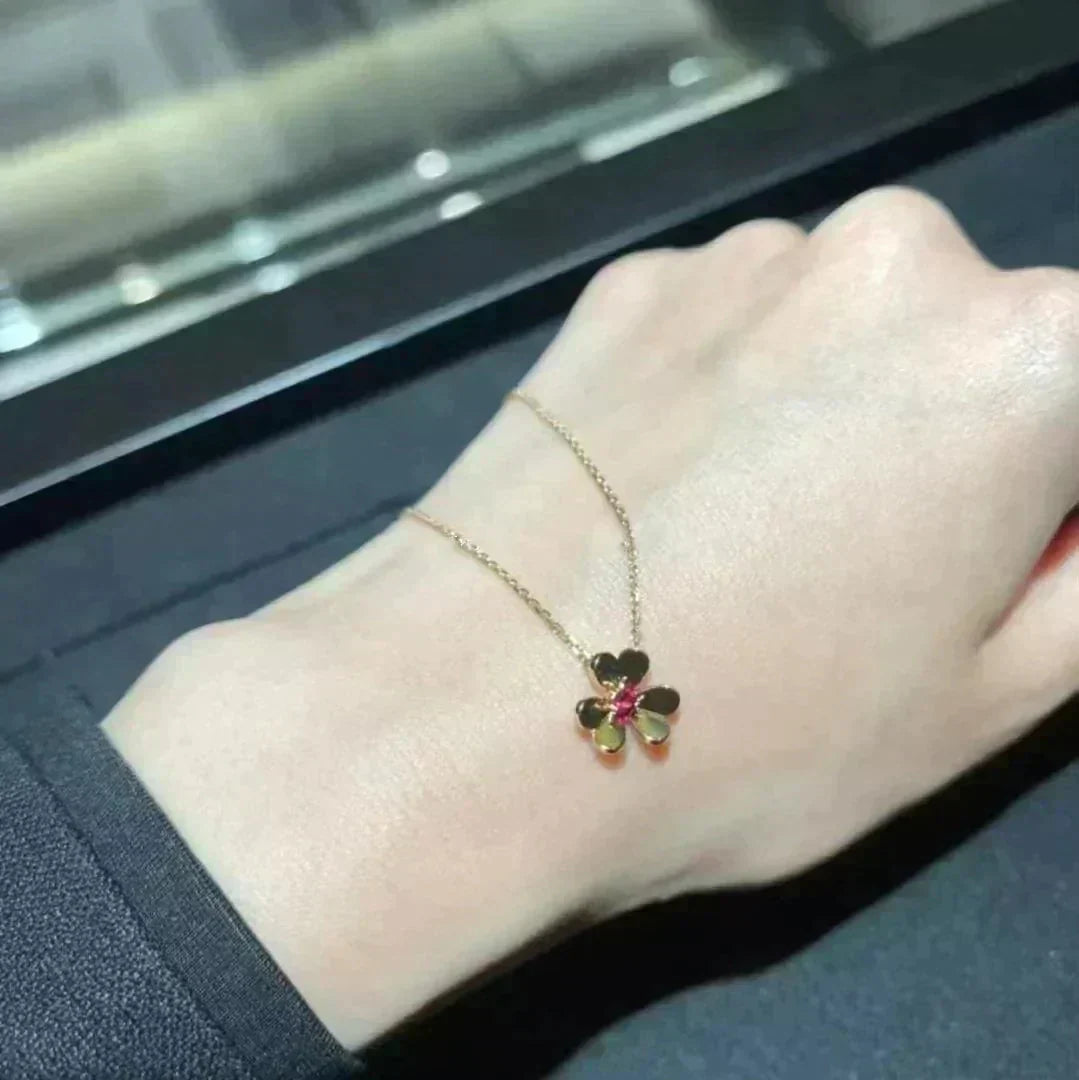 [Marins]FRIVOLE GOLD FLOWER NECKLACE