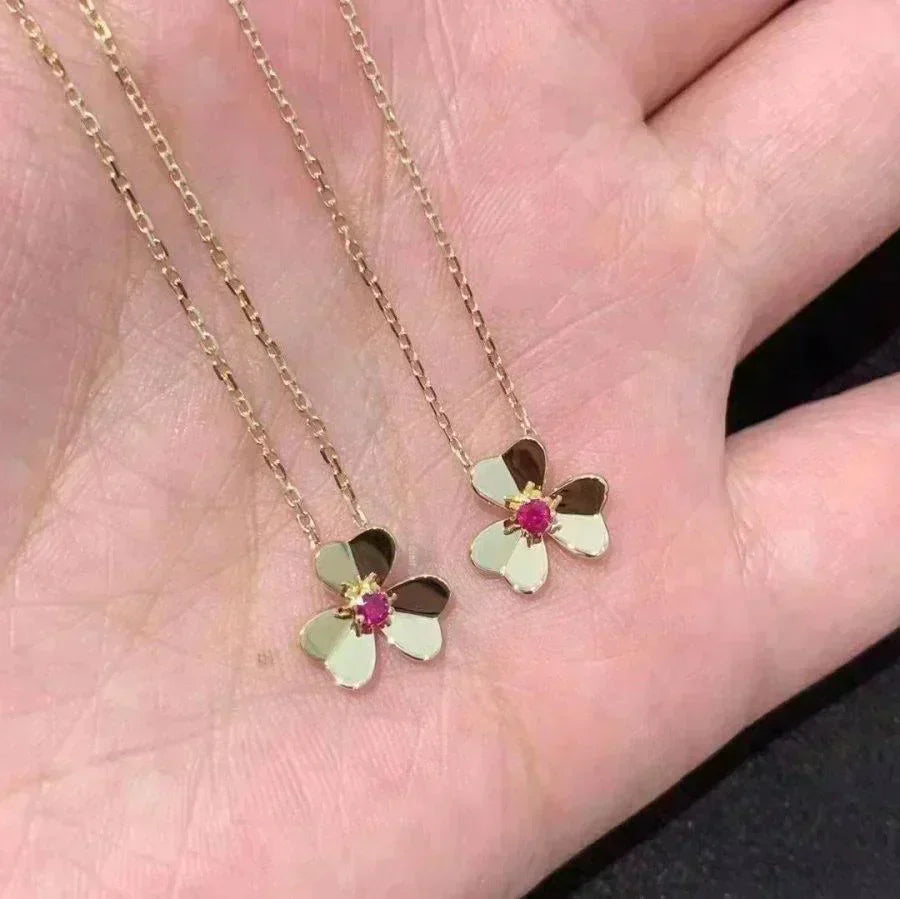 [Marins]FRIVOLE GOLD FLOWER NECKLACE