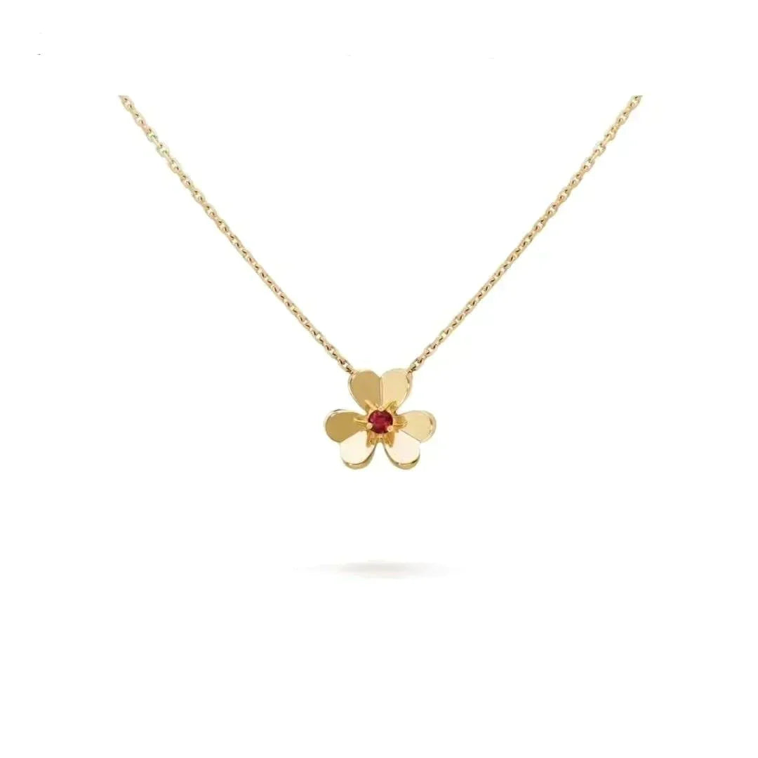[Marins]FRIVOLE GOLD FLOWER NECKLACE