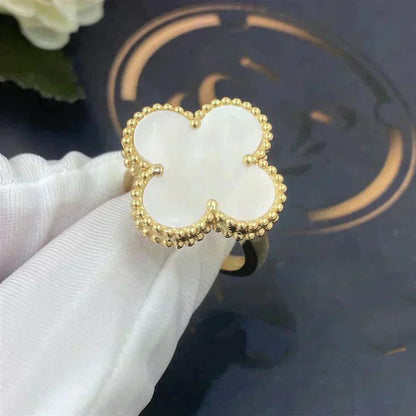 [Marins]CLOVER WHITE MOP RING