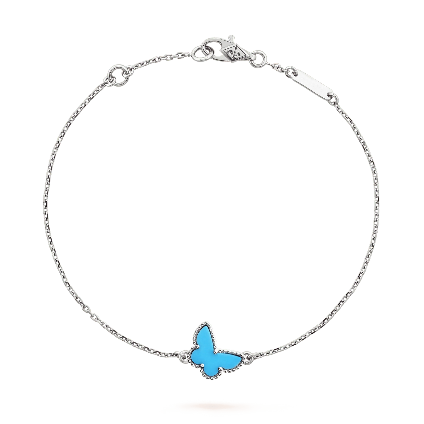 [Marins]BUTTERFLY TURQUOISE BUTTERFLY BRACELET SILVER