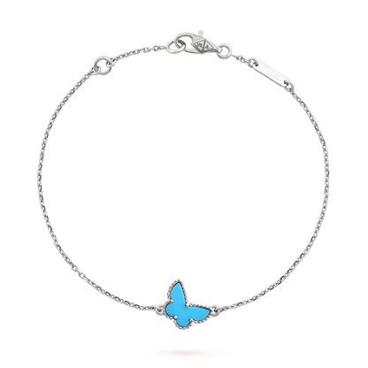 [Marins]BUTTERFLY TURQUOISE BUTTERFLY BRACELET SILVER