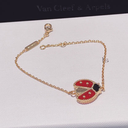 [Marins]LUCKY SPRING 1 MOTIF PINK GOLD BRACELET