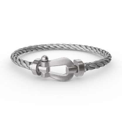 [Marins]FORCE LARGE HORSESHOE NO DIAMOND BRACELET SILVER