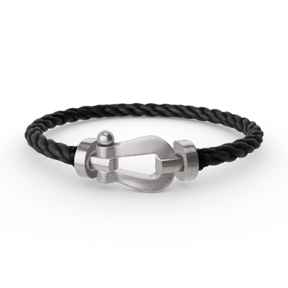 [Marins]FORCE LARGE HORSESHOE NO DIAMOND BRACELET SILVER