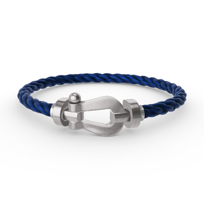[Marins]FORCE LARGE HORSESHOE NO DIAMOND BRACELET SILVER