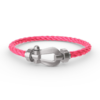 [Marins]FORCE LARGE HORSESHOE NO DIAMOND BRACELET SILVER