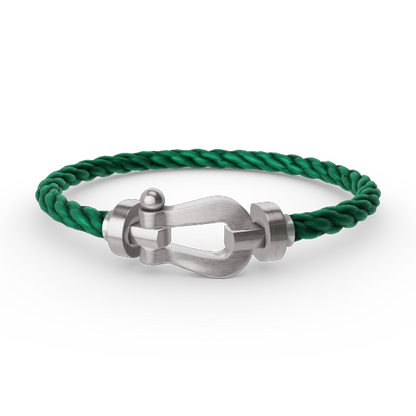 [Marins]FORCE LARGE HORSESHOE NO DIAMOND BRACELET SILVER