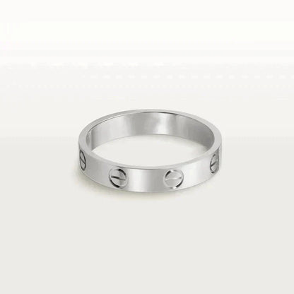 [Marins]LOVE RING 4MM 1 DIAMOND SILVER