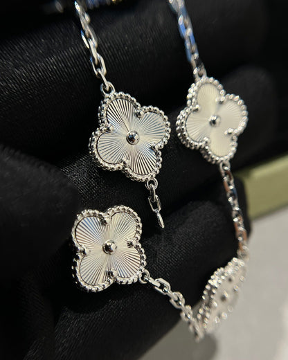 [Marin-Jewelry] CLOVER 5 MOTIF LASER BRACELET COLLECTION